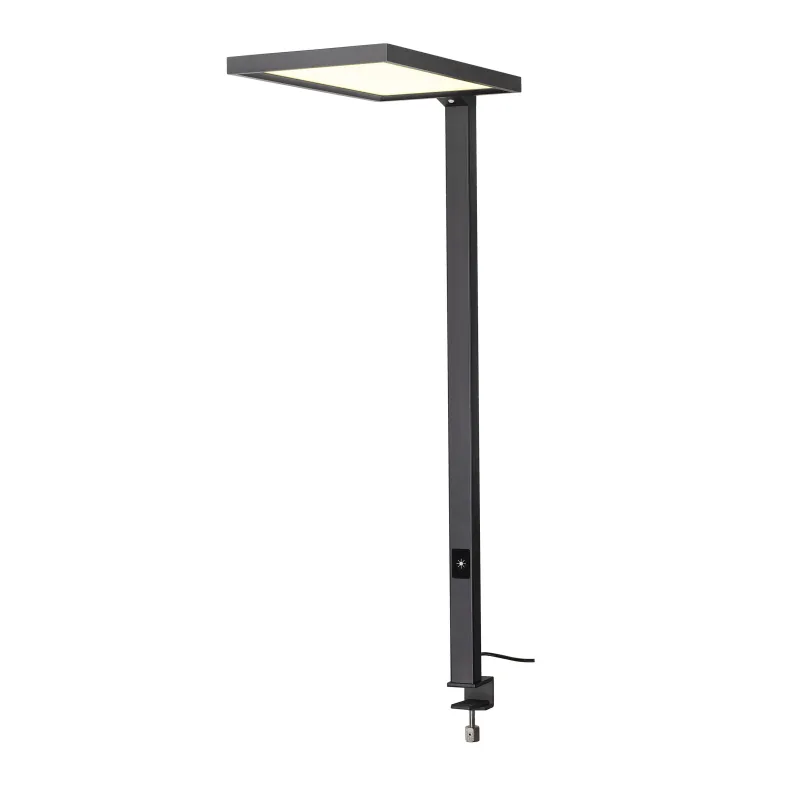 WORKLIGHT, lampe à poser intérieure, noir, LED, 79W, 4000K, avec étau de serrage, UGR19