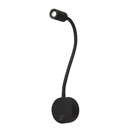 DIO FLEX PLATE, applique intérieure, liseuse, noir, LED, 1,9W, 3000K, avec interrupteur