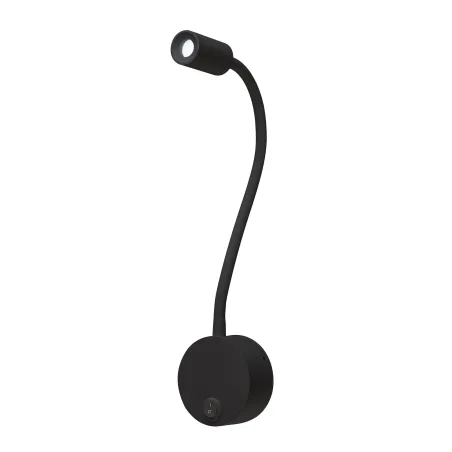 DIO FLEX PLATE, applique intérieure, liseuse, noir, LED, 1,9W, 4000K, avec interrupteur