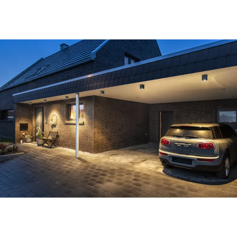 ENOLA SQUARE M, plafonnier extérieur, carré, M, anthracite, LED, 10W, 3000K/4000K, IP65