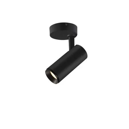 NUMINOS® S, plafonnier intérieur, orientable, 24 deg , noir, LED, 11W, 3000K, variable Dali