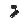 NUMINOS® S, plafonnier intérieur, orientable, 60 deg , noir, LED, 11W, 2700K, variable Dali