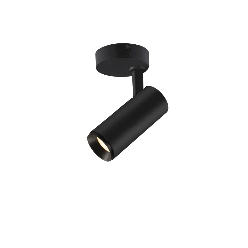 NUMINOS® S, plafonnier intérieur, orientable, 60 deg , noir, LED, 11W, 3000K, variable Dali