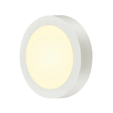 SENSER 18, applique et plafonnier intérieur, rond, blanc mat, LED, 12W, 3000K, variable