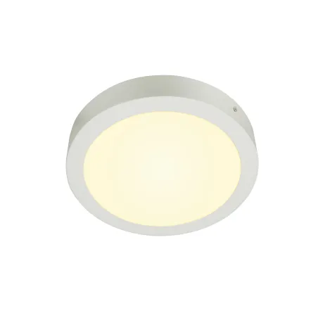 SENSER 24, applique et plafonnier intérieur, rond, blanc mat, LED, 15W, 3000K, variable