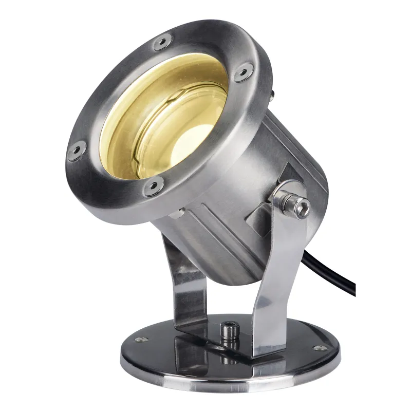 NAUTILUS 10 SPOT LED, projecteur extérieur, inox brossé, LED, 9W, 3000K, IP55, inox 316