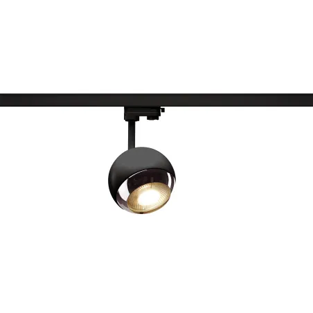 LIGHT EYE® 150 TRACK, spot pour rail 3 allumages intérieur, noir, GU10/QPAR111, 75W max
