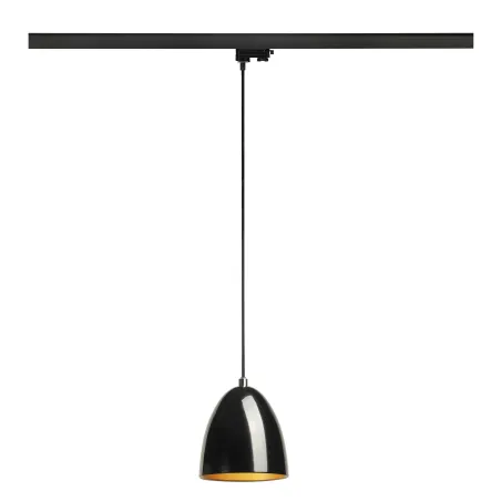 PARA CONE 14, suspension pour rail 3 allumages intérieur, noir/or, GU10/QPAR51, 35W max