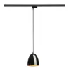 PARA CONE 14, suspension pour rail 3 allumages intérieur, noir/or, GU10/QPAR51, 35W max