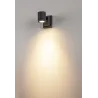 MYRA, applique et plafonnier extérieur, simple, anthracite, GU10/QPAR51, 50W max, IP55