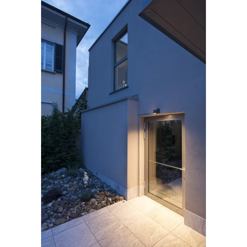 MYRA, applique et plafonnier extérieur, simple, anthracite, GU10/QPAR51, 50W max, IP55