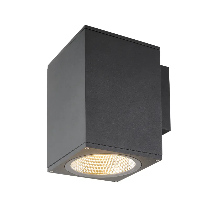 ENOLA SQUARE L, applique extérieure, carré, L, anthracite, LED, 35W, 3000K/4000K, IP65