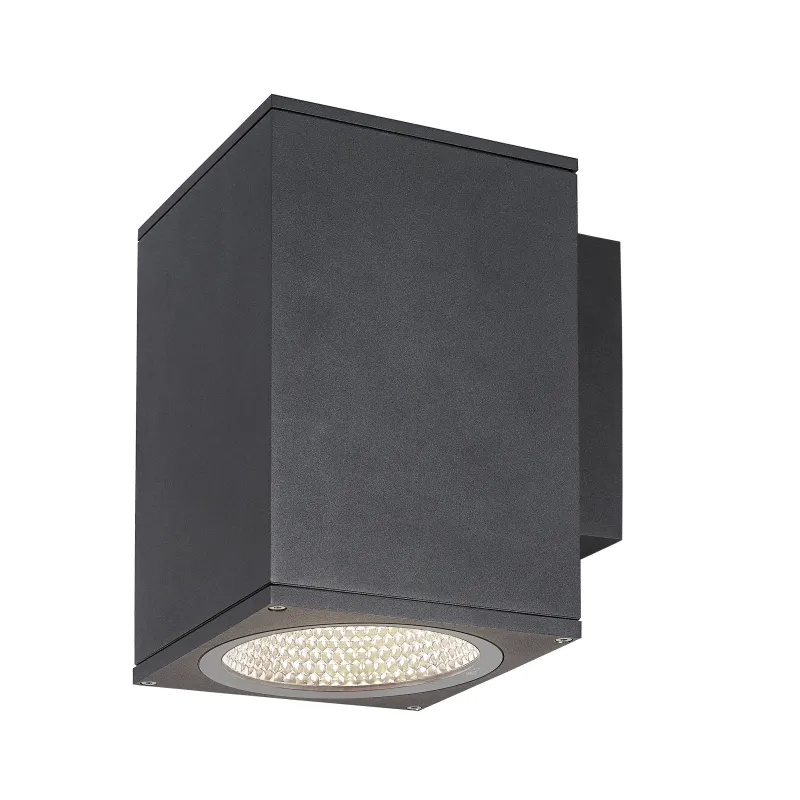ENOLA SQUARE L, applique extérieure, carré, L, anthracite, LED, 35W, 3000K/4000K, IP65