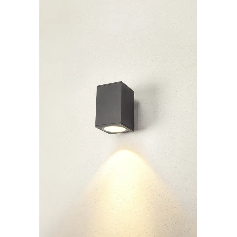 ENOLA SQUARE L, applique extérieure, carré, L, anthracite, LED, 35W, 3000K/4000K, IP65