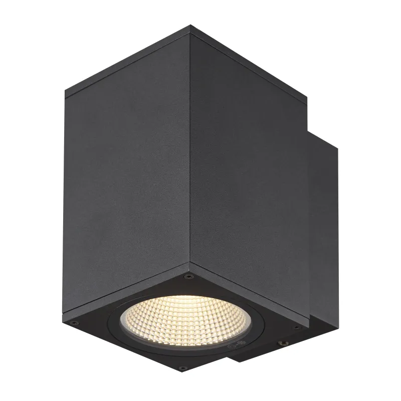 ENOLA SQUARE M, applique extérieure, carré, M, anthracite, LED, 10W, 3000K/4000K, IP65