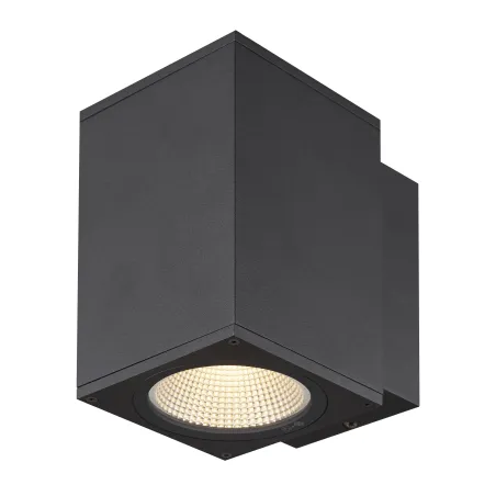 ENOLA SQUARE M, applique extérieure, carré, M, anthracite, LED, 10W, 3000K/4000K, IP65