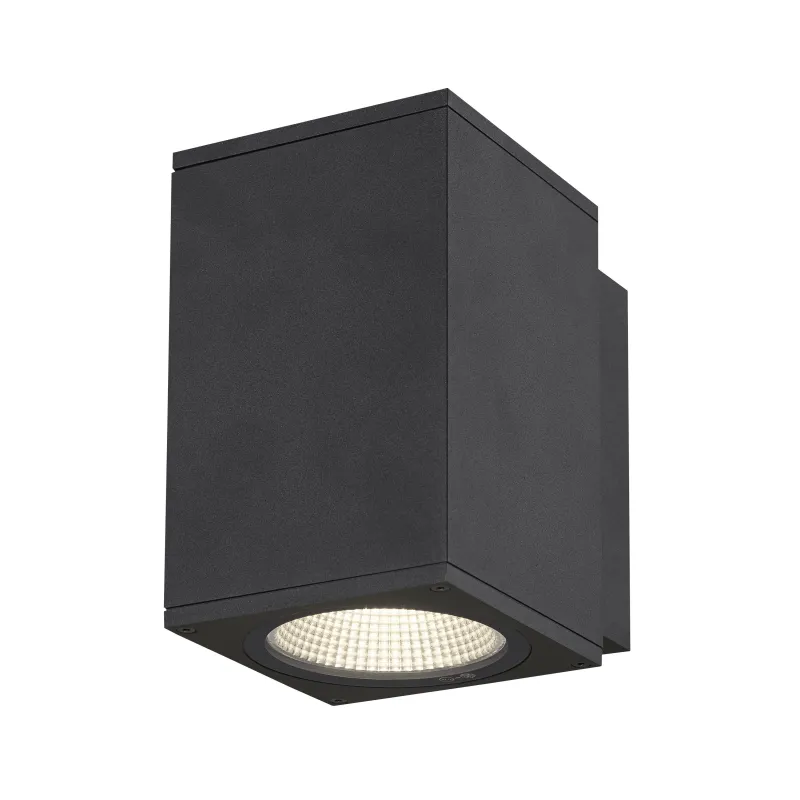 ENOLA SQUARE M, applique extérieure, carré, M, anthracite, LED, 10W, 3000K/4000K, IP65