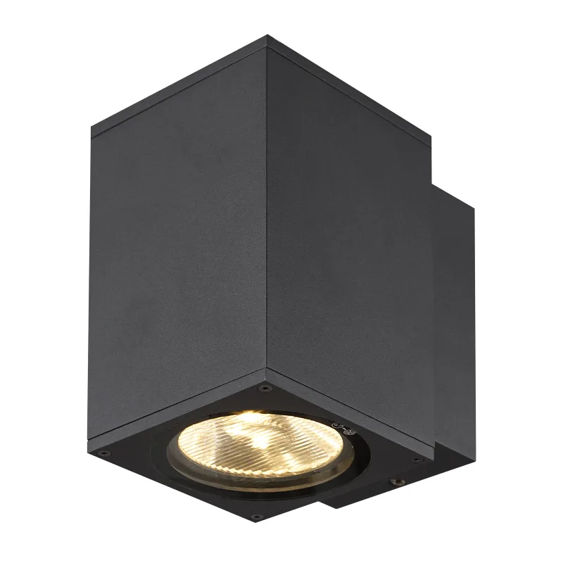 ENOLA SQUARE M, applique extérieure, carré, M, anthracite, LED, 10W, 3000K/4000K, IP65