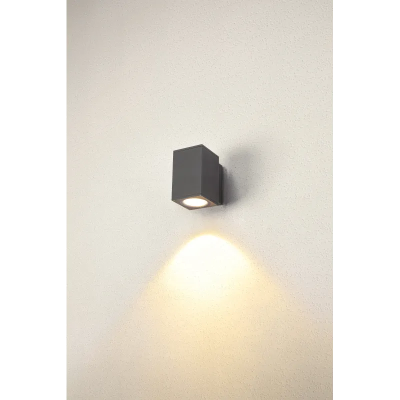 ENOLA SQUARE M, applique extérieure, carré, M, anthracite, LED, 10W, 3000K/4000K, IP65