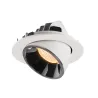 NUMINOS® GIMBLE L, encastré de plafond intérieur, 20 deg , blanc/chrome, LED, 25,4W, 2700K