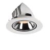 NUMINOS® GIMBLE L, encastré de plafond intérieur, 20 deg , blanc/chrome, LED, 25,4W, 2700K