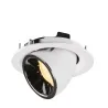 NUMINOS® GIMBLE M, encastré de plafond intérieur, 40 deg , blanc/chrome, LED, 17,5W, 3000K