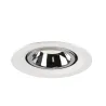 NUMINOS® GIMBLE M, encastré de plafond intérieur, 40 deg , blanc/chrome, LED, 17,5W, 4000K