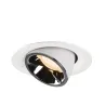NUMINOS® GIMBLE M, encastré de plafond intérieur, 55 deg , blanc/chrome, LED, 17,5W, 2700K