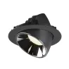 NUMINOS® GIMBLE XL, encastré de plafond intérieur, 55 deg , noir/chrome, LED, 37,4W, 4000K