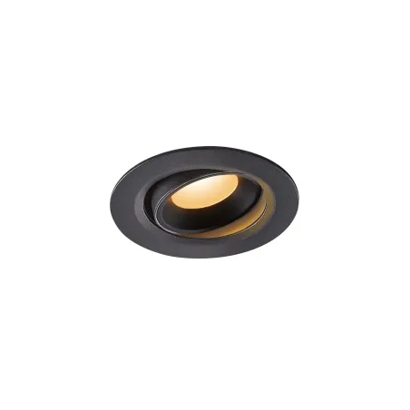 NUMINOS® MOVE XS, encastré de plafond intérieur, orientable, 20 deg , noir, LED, 7W, 2700K