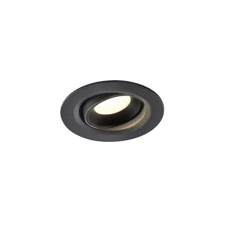 NUMINOS® MOVE XS, encastré de plafond intérieur, orientable, 20 deg , noir, LED, 7W, 4000K