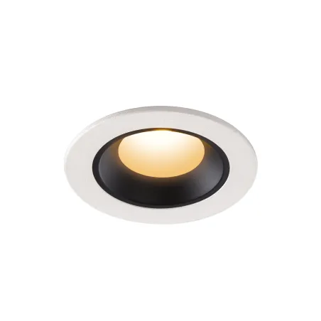 NUMINOS® XS, encastré de plafond intérieur, 20 deg , blanc/noir, LED, 7W, 2700K, IP20/IP44