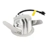 NUMINOS® XS, encastré de plafond intérieur, 20 deg , blanc/noir, LED, 7W, 2700K, IP20/IP44