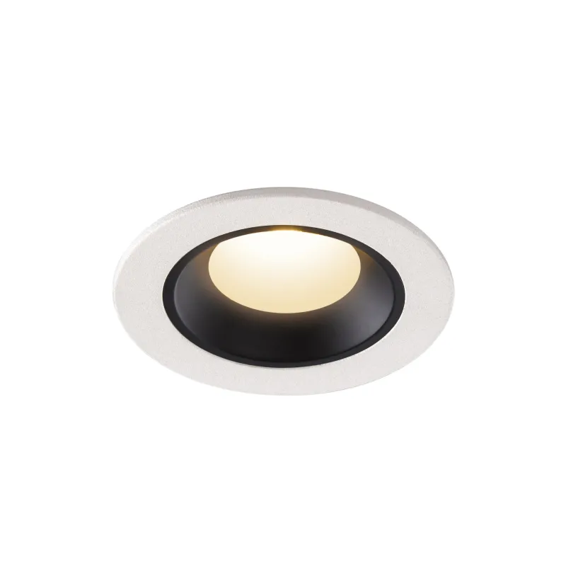 NUMINOS® XS, encastré de plafond intérieur, 20 deg , blanc/noir, LED, 7W, 3000K, IP20/IP44