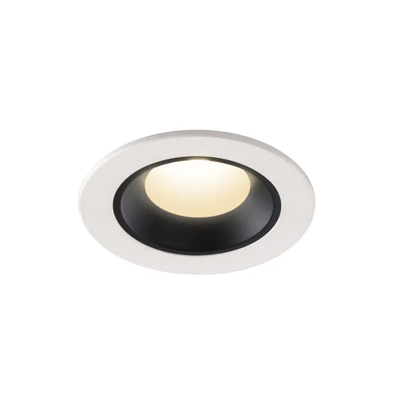 NUMINOS® XS, encastré de plafond intérieur, 20 deg , blanc/noir, LED, 7W, 4000K, IP20/IP44
