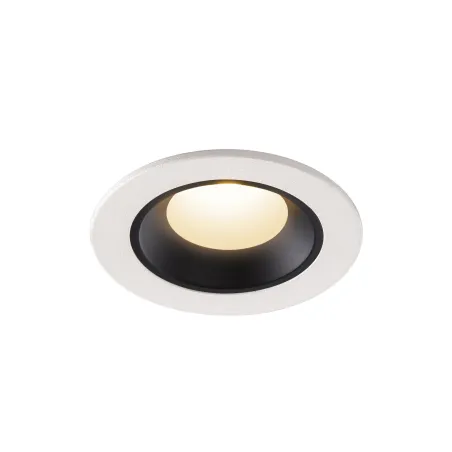 NUMINOS® XS, encastré de plafond intérieur, 40 deg , blanc/noir, LED, 7W, 3000K, IP20/IP44