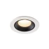 NUMINOS® XS, encastré de plafond intérieur, 55 deg , blanc/noir, LED, 7W, 3000K, IP20/IP44