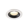 NUMINOS® XS, encastré de plafond intérieur, 55 deg , blanc/noir, LED, 7W, 4000K, IP20/IP44