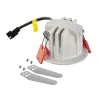 NUMINOS® XS, encastré de plafond intérieur, 55 deg , blanc/noir, LED, 7W, 4000K, IP20/IP44