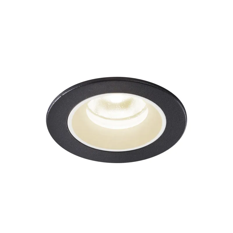 NUMINOS® XS, encastré de plafond intérieur, 55 deg , noir/blanc, LED, 7W, 4000K, IP20/IP44
