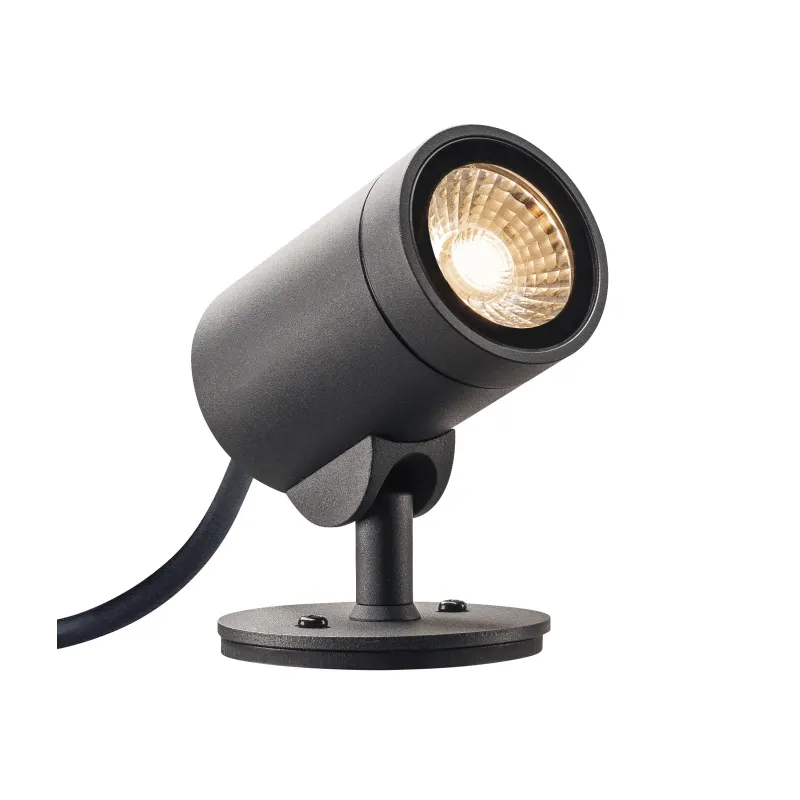 HELIA SPOT S, projecteur extérieur, simple, anthracite, LED, 8W, 3000K, IP55, variable