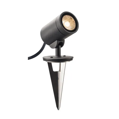 HELIA SPOT S, projecteur extérieur, simple, anthracite, LED, 8W, 3000K, IP55, variable