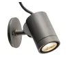 HELIA SPOT S, projecteur extérieur, simple, anthracite, LED, 8W, 3000K, IP55, variable