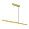ONE LINEAR 100, suspension intérieure, up/down, laiton, LED, 24W, 2700/3000K, variable