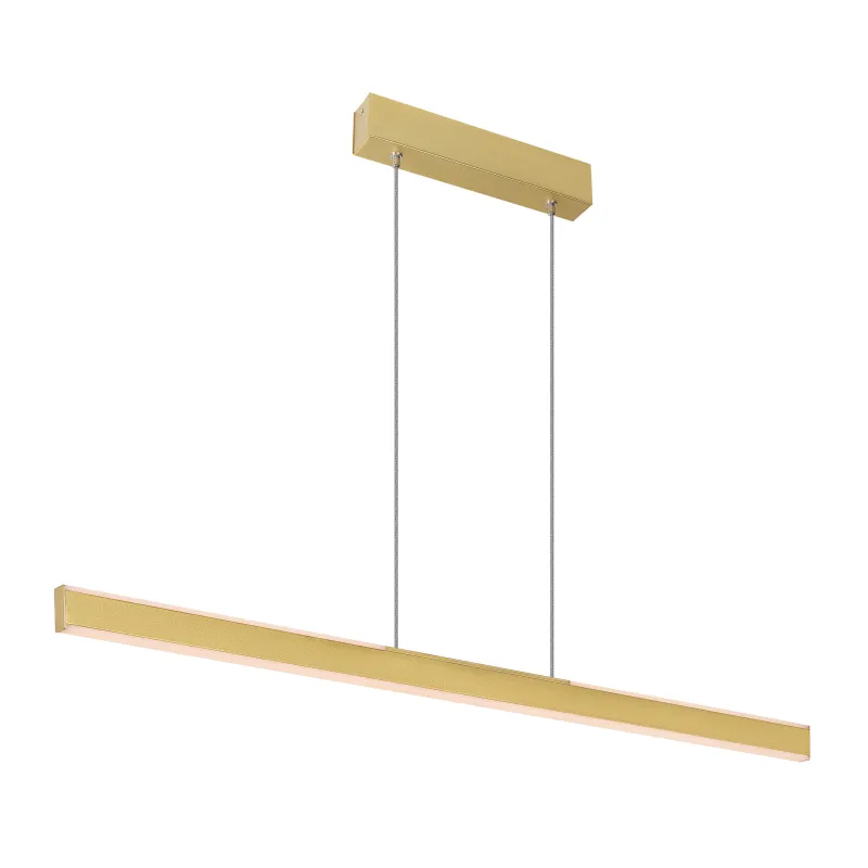 ONE LINEAR 100, suspension intérieure, up/down, laiton, LED, 24W, 2700/3000K, variable