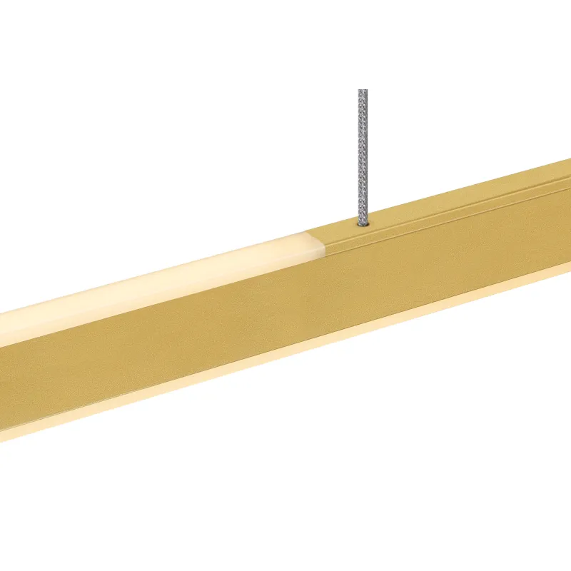 ONE LINEAR 100, suspension intérieure, up/down, laiton, LED, 24W, 2700/3000K, variable