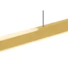 ONE LINEAR 100, suspension intérieure, up/down, laiton, LED, 24W, 2700/3000K, variable