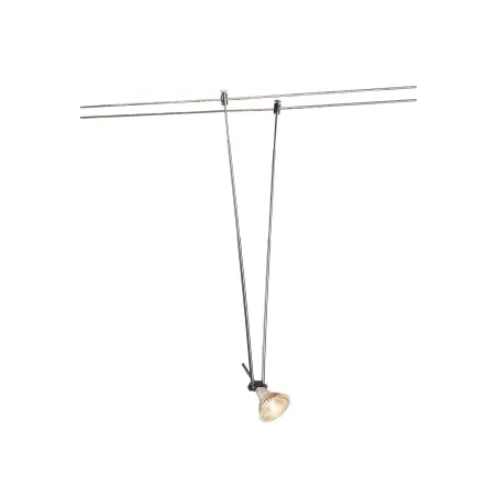TELESKOP, spot pour câble tendu T.B.T. TENSEO intérieur, chrome, GX5.3/QR-C51, 20W max