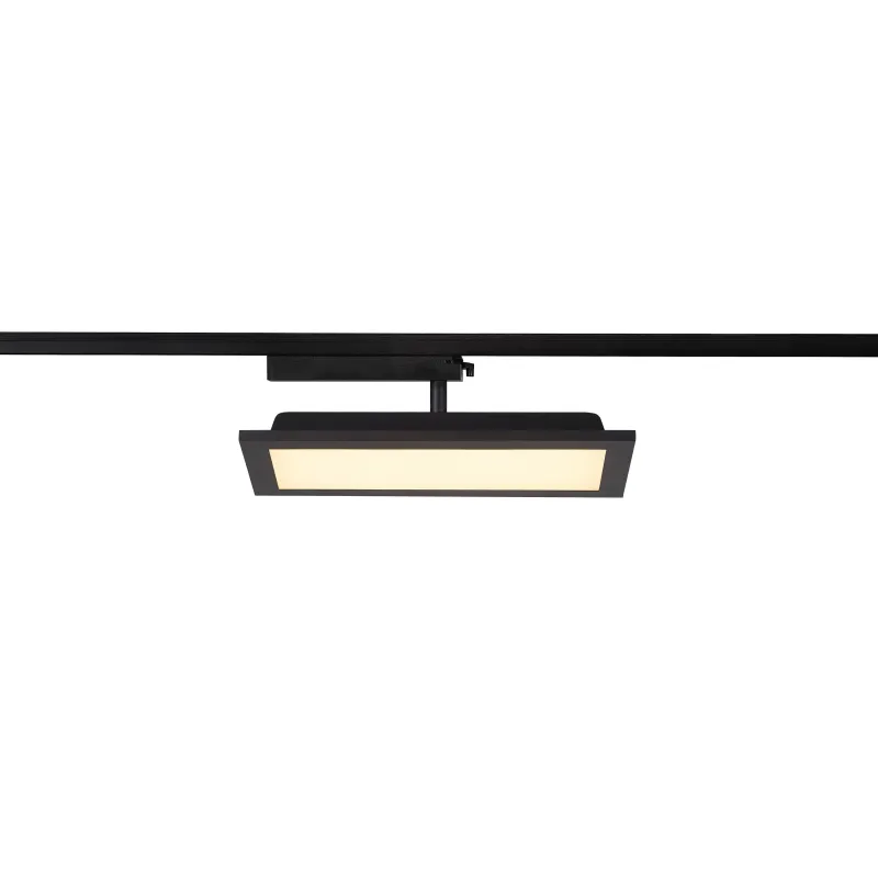 PANEL TRACK, spot pour rail 1 allumage intérieur, rectangulaire, noir, LED, 18W, 3000K