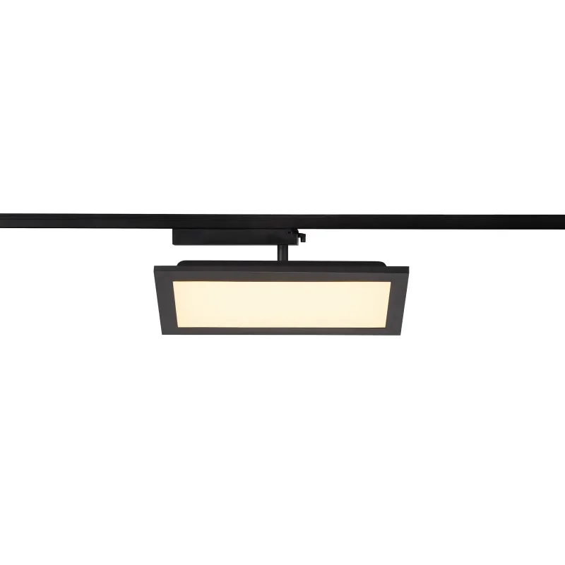 PANEL TRACK, spot pour rail 1 allumage intérieur, rectangulaire, noir, LED, 18W, 3000K